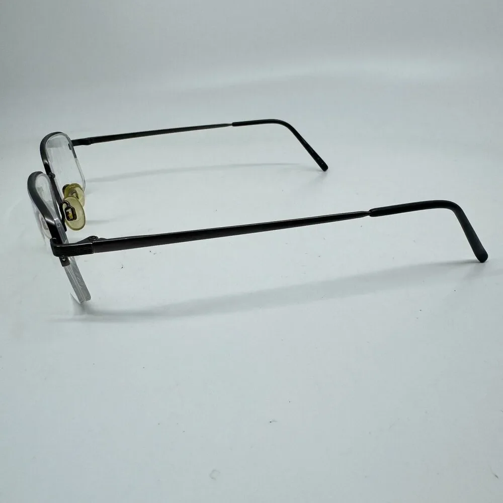 Marchon Eyeglasses Frames Half Rim Autoflex 64 Charcoal 53 []‎ 19 - 140 H12127